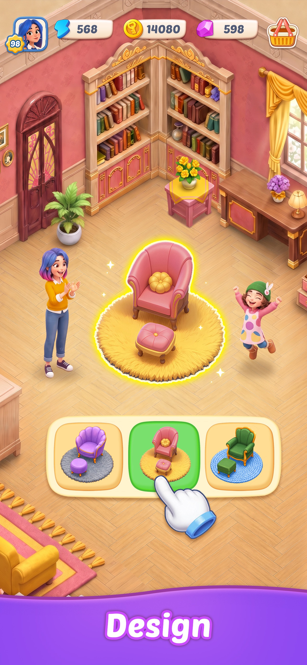 Frozen Manor: Merge Mystery · 图05 · 官方商店宣传图 · 1284×2778