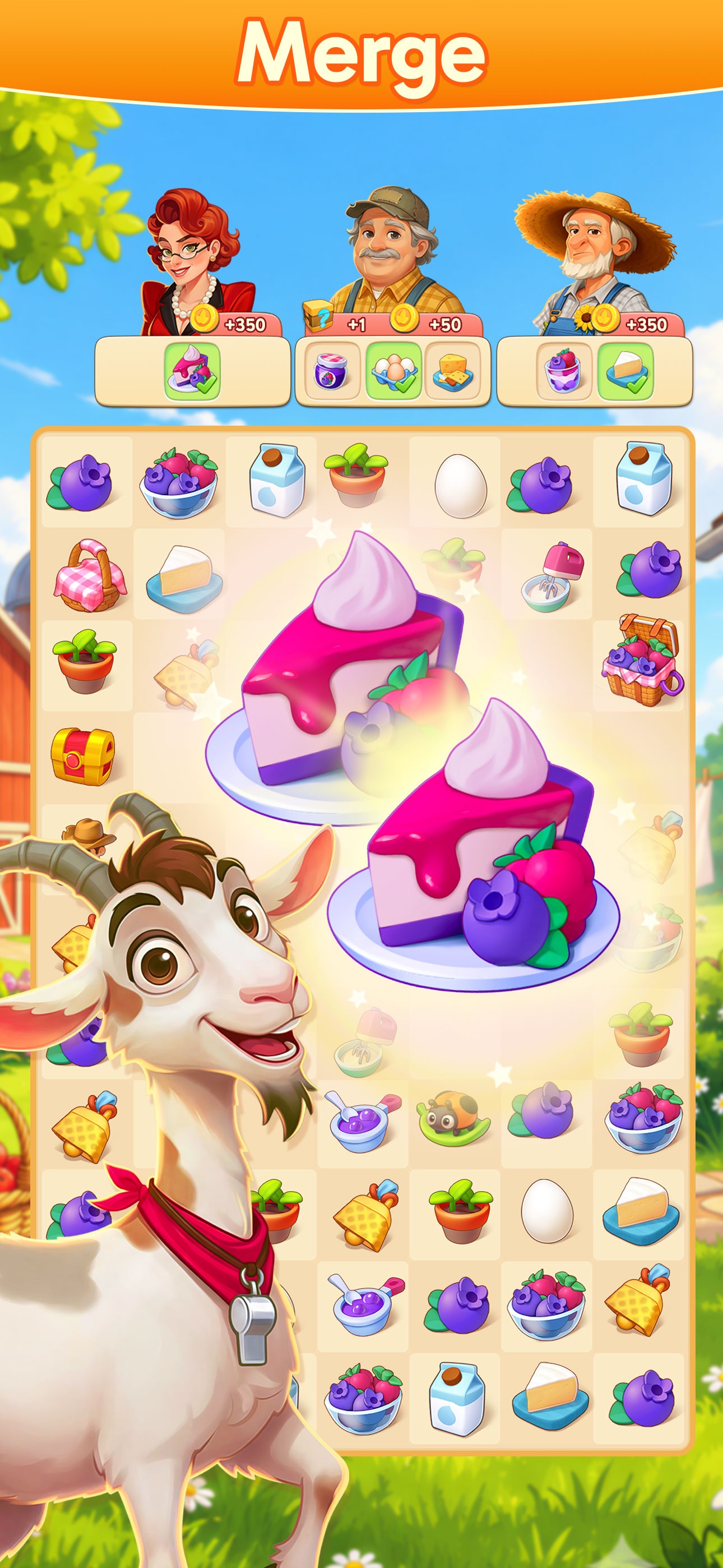 Big Farm: Merge Game · 图02 · 官方商店宣传图 · 1290×2796