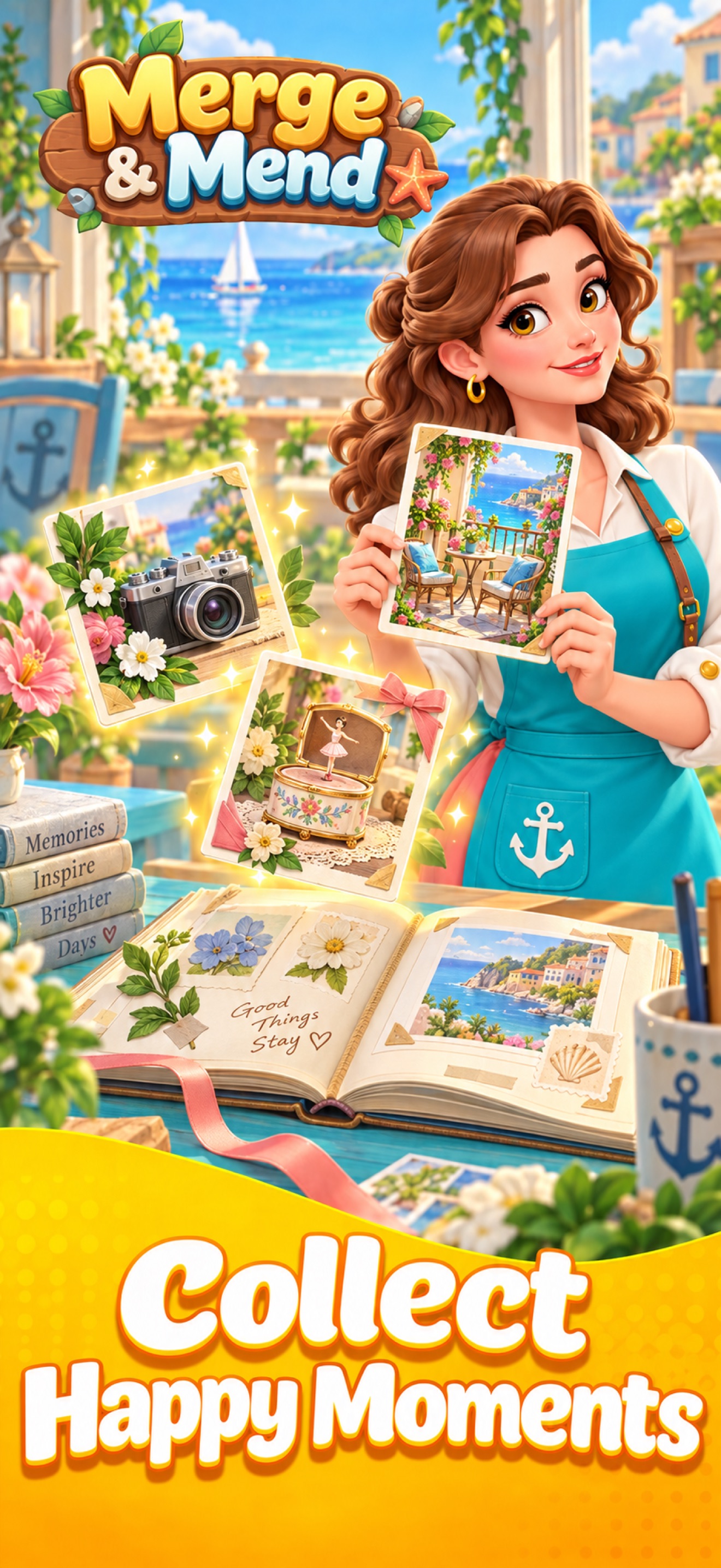 Merge & Mend: Puzzle Adventure · 图03 · 官方商店宣传图 · 1320×2868