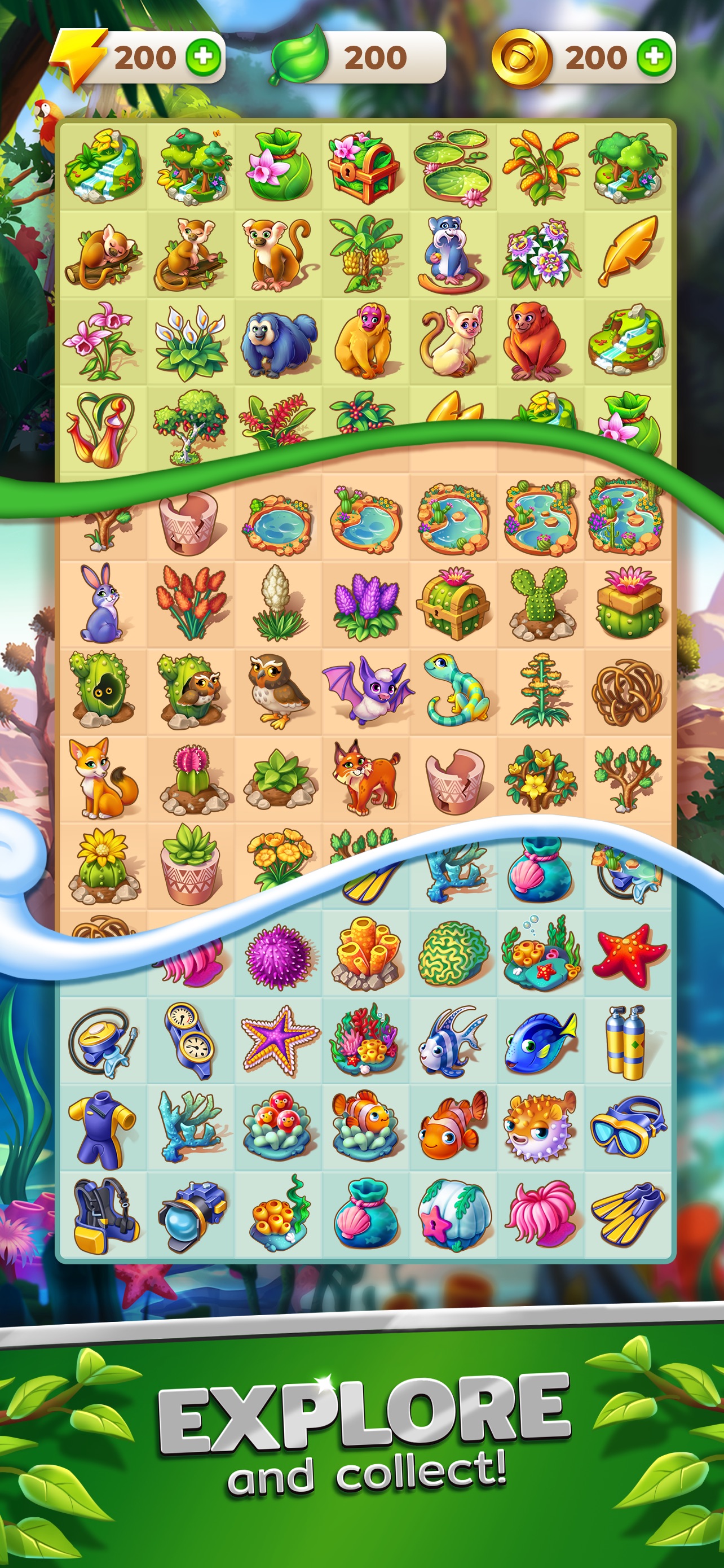 Longleaf Valley: Merge Game · 图03 · 官方商店宣传图 · 1284×2778