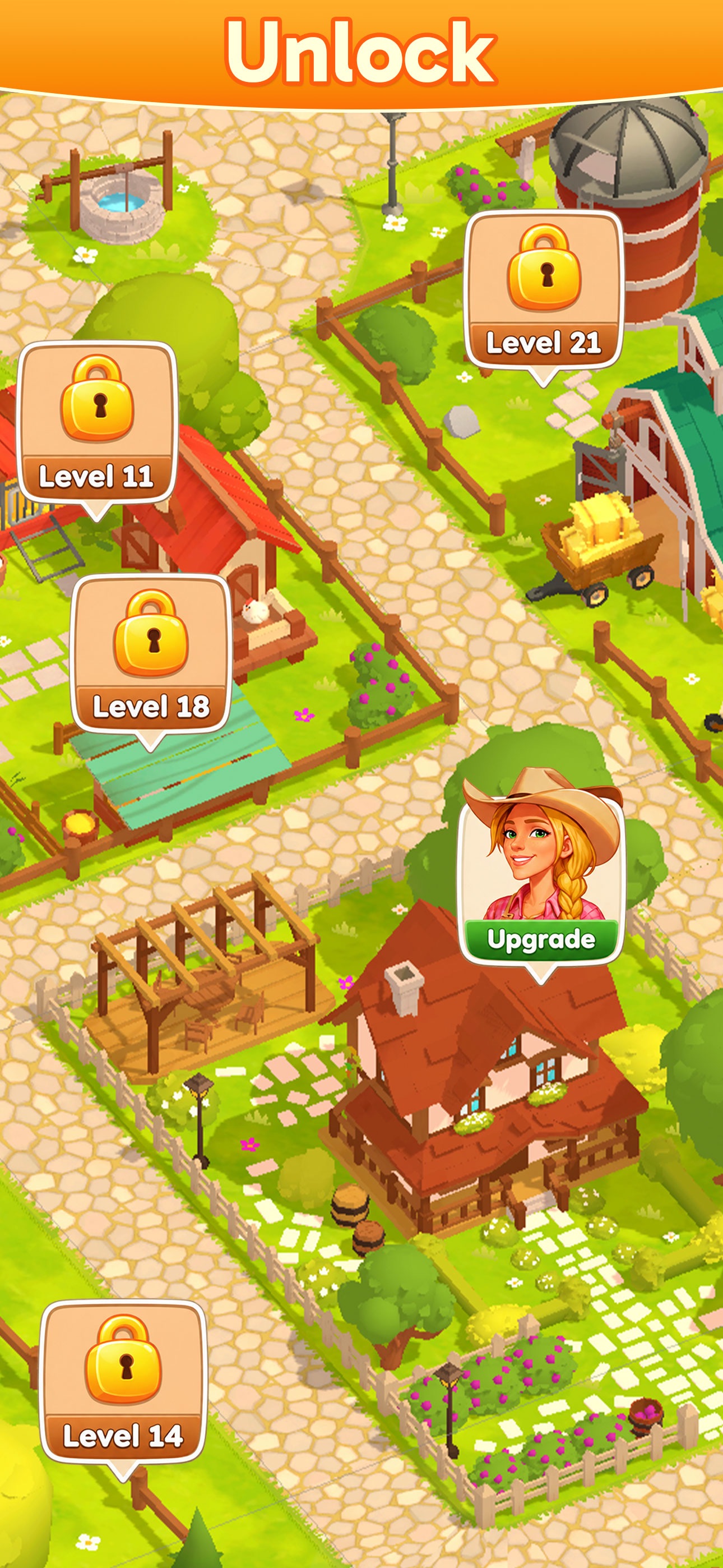 Big Farm: Merge Game · 图04 · 官方商店宣传图 · 1290×2796