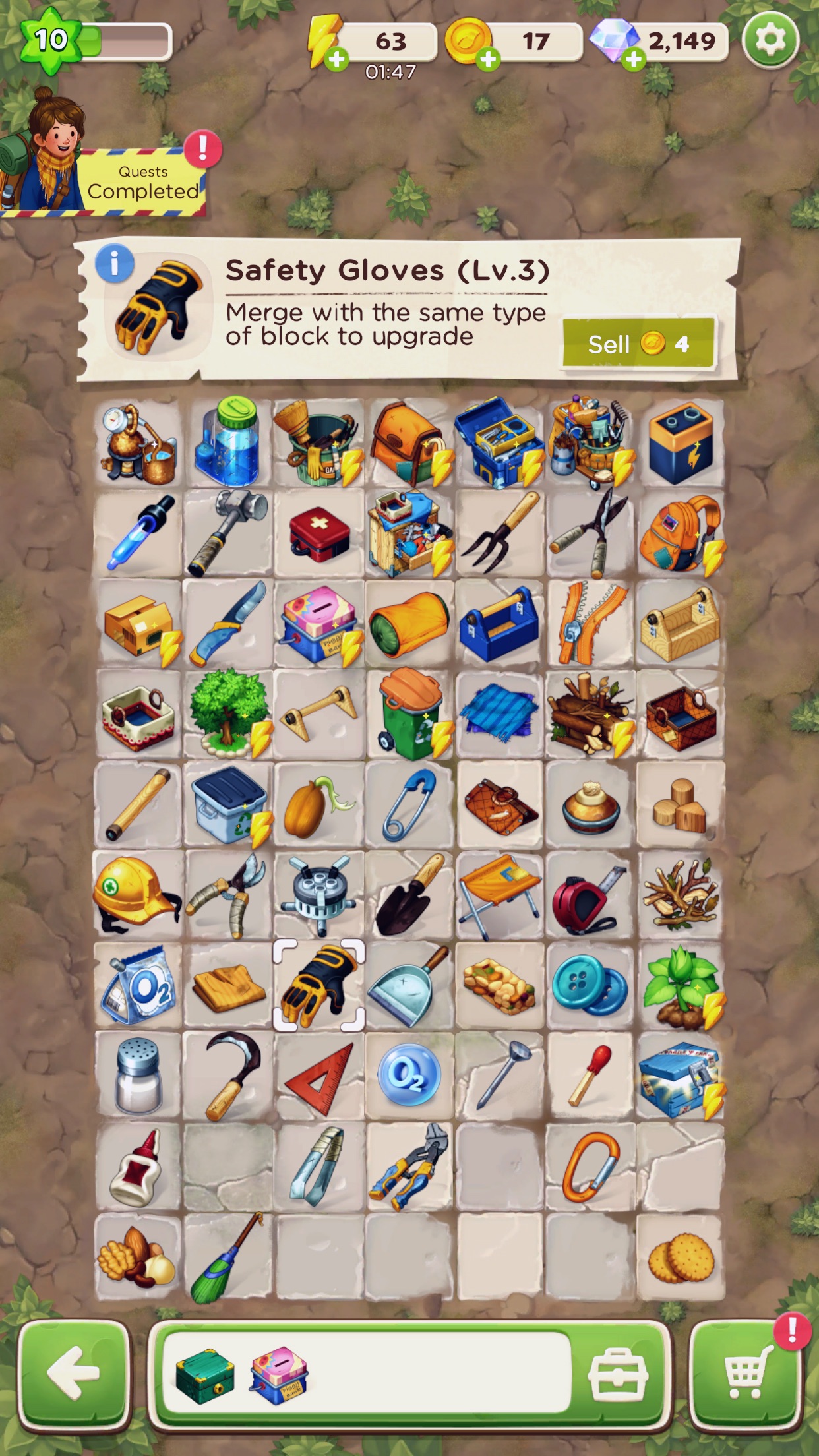 Merge Survival : Wasteland · 图07 · 棋盘要素（含宣传包装） · 1242×2208