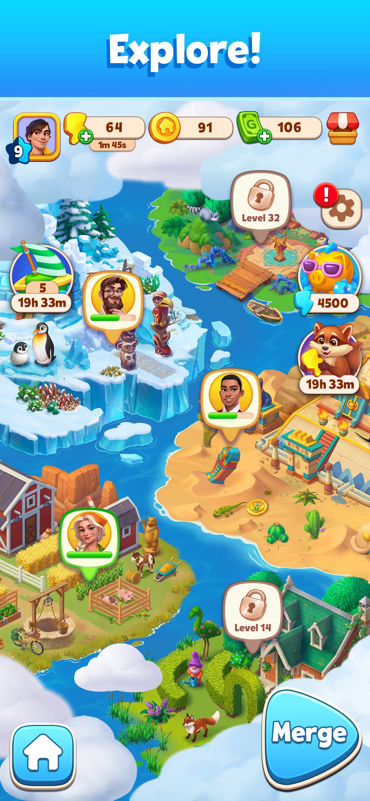 Pines Peak - Merge Adventure · 图05 · 官方商店宣传图 · 1242×2688