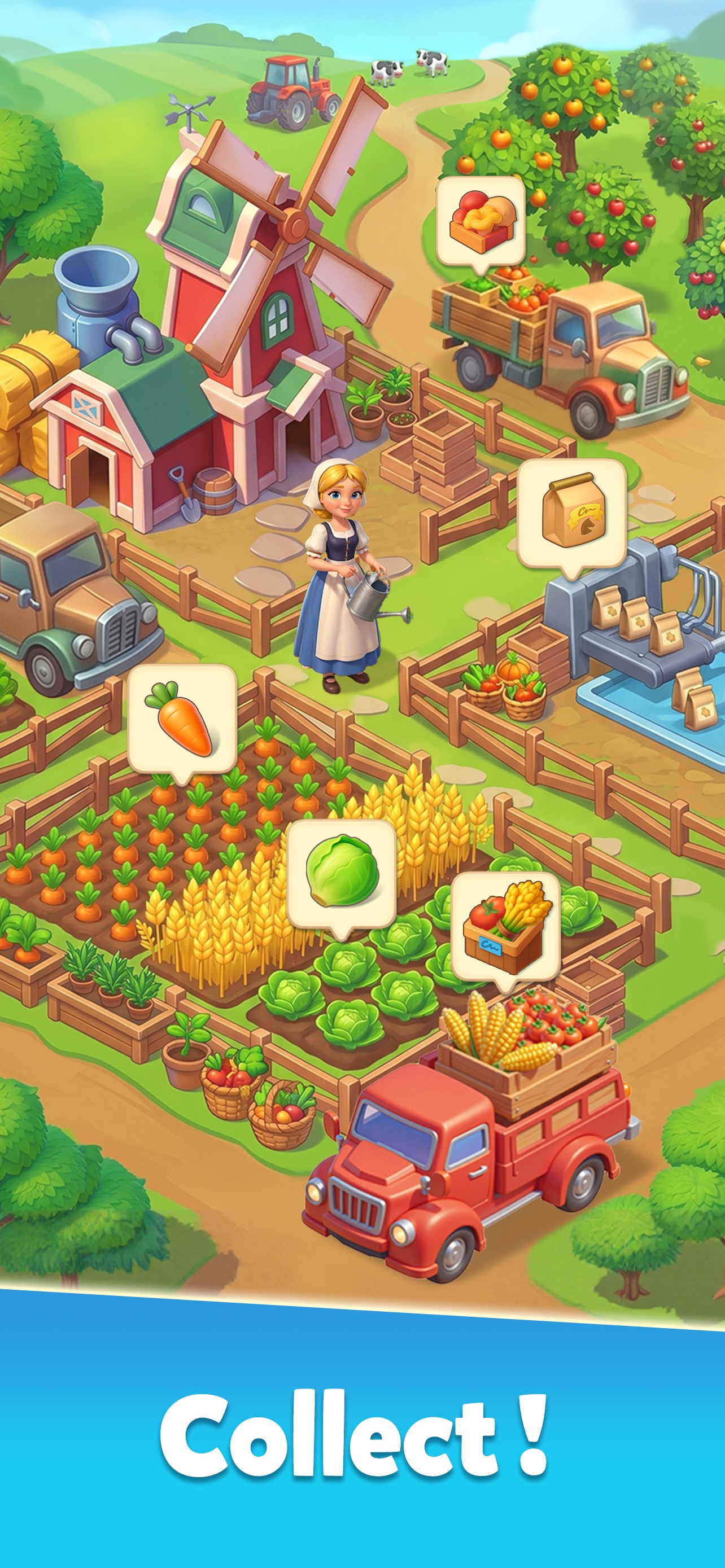 Family Farm Merge · 图05 · 官方商店宣传图 · 1284×2778