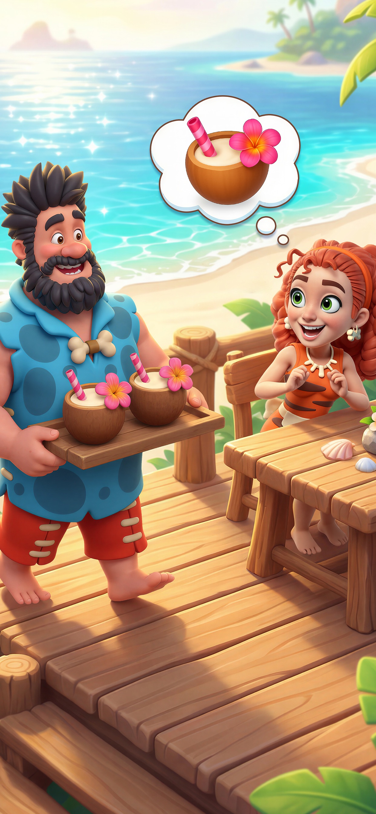 Family Bay: Merge & Farm · 图06 · 官方商店宣传图 · 1242×2688