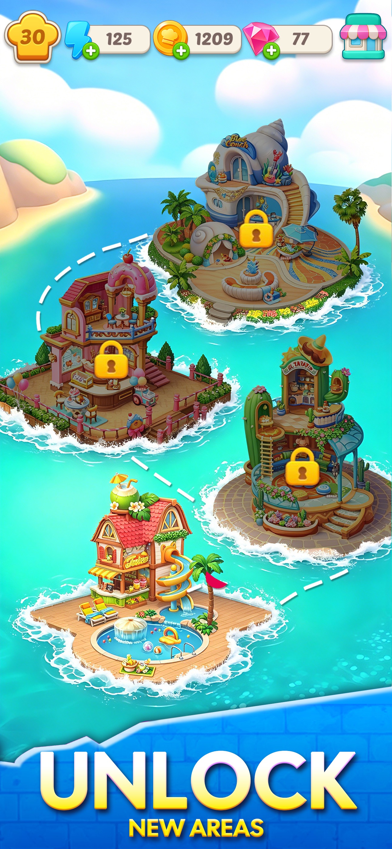 Yumtopia: Merge & Cook · 图04 · 官方商店宣传图 · 1290×2796