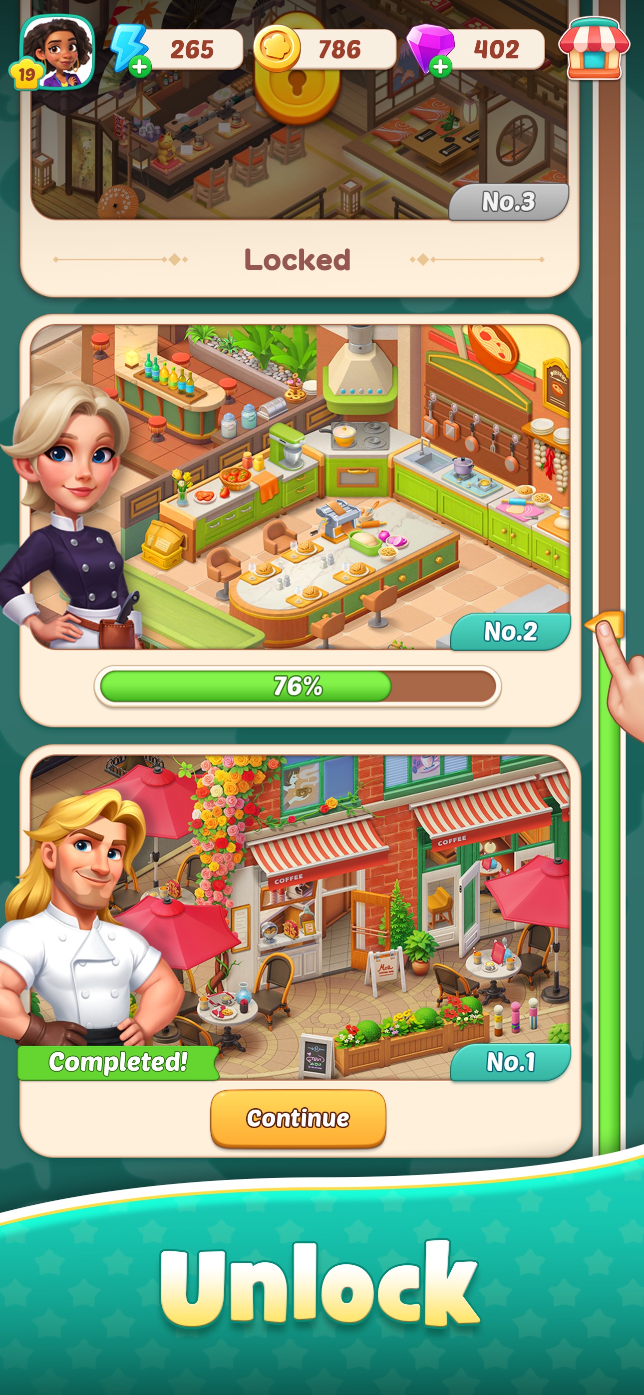 Foodstars: Merge & Cook · 图05 · 官方商店宣传图 · 1290×2796