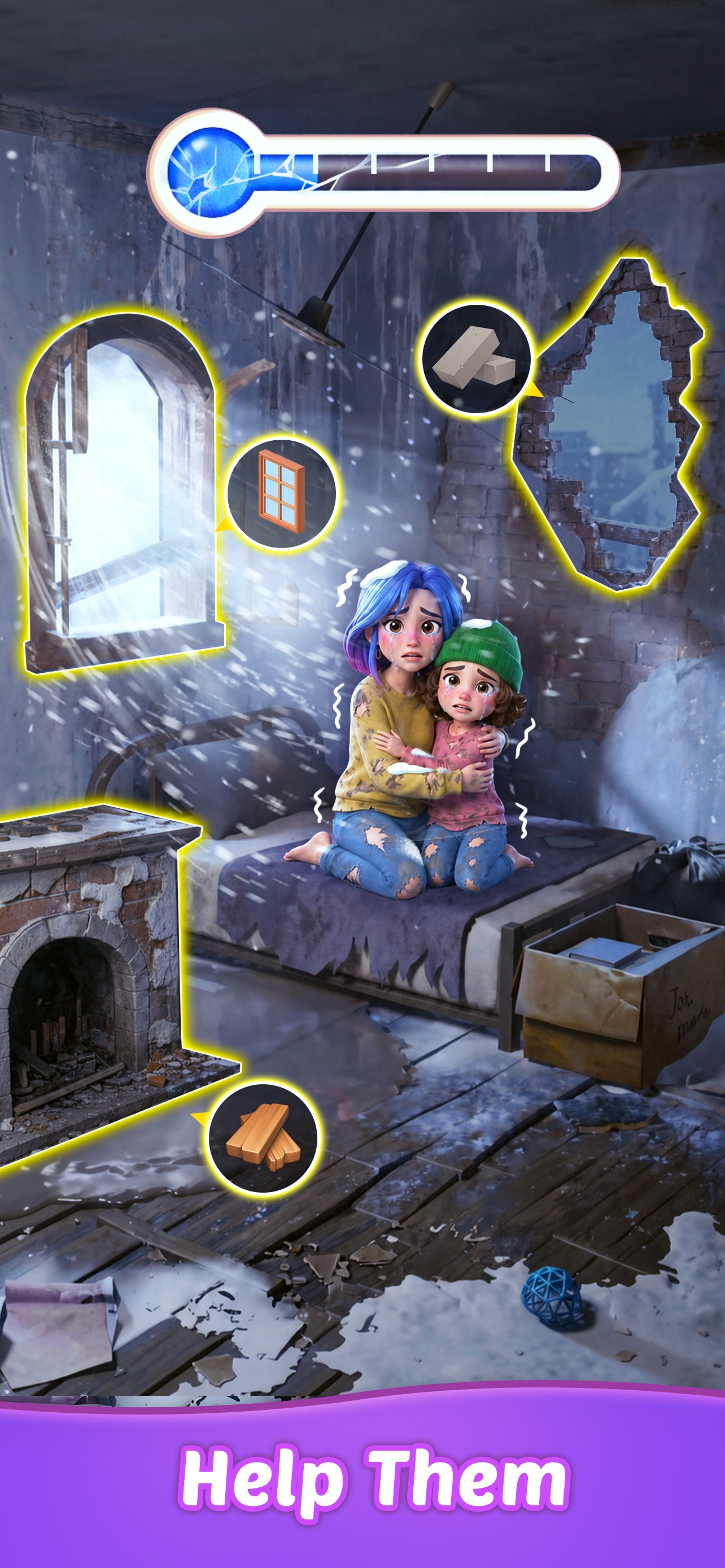 Frozen Manor: Merge Mystery · 图06 · 官方商店宣传图 · 1284×2778