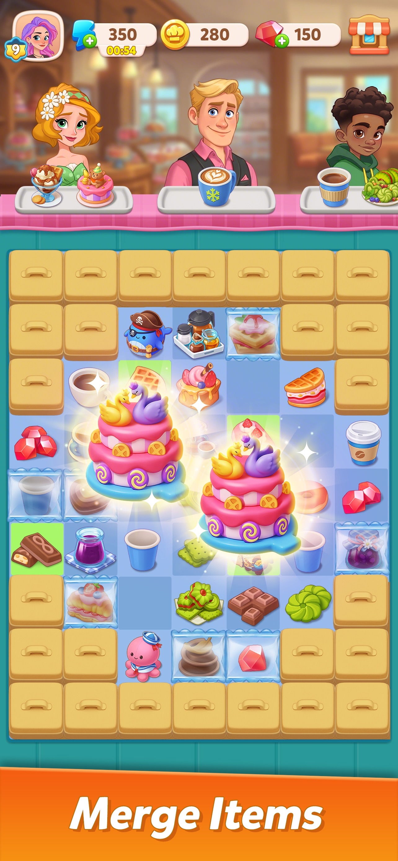 Just Desserts: Revenge & Merge · 图05 · 官方商店宣传图 · 1284×2778
