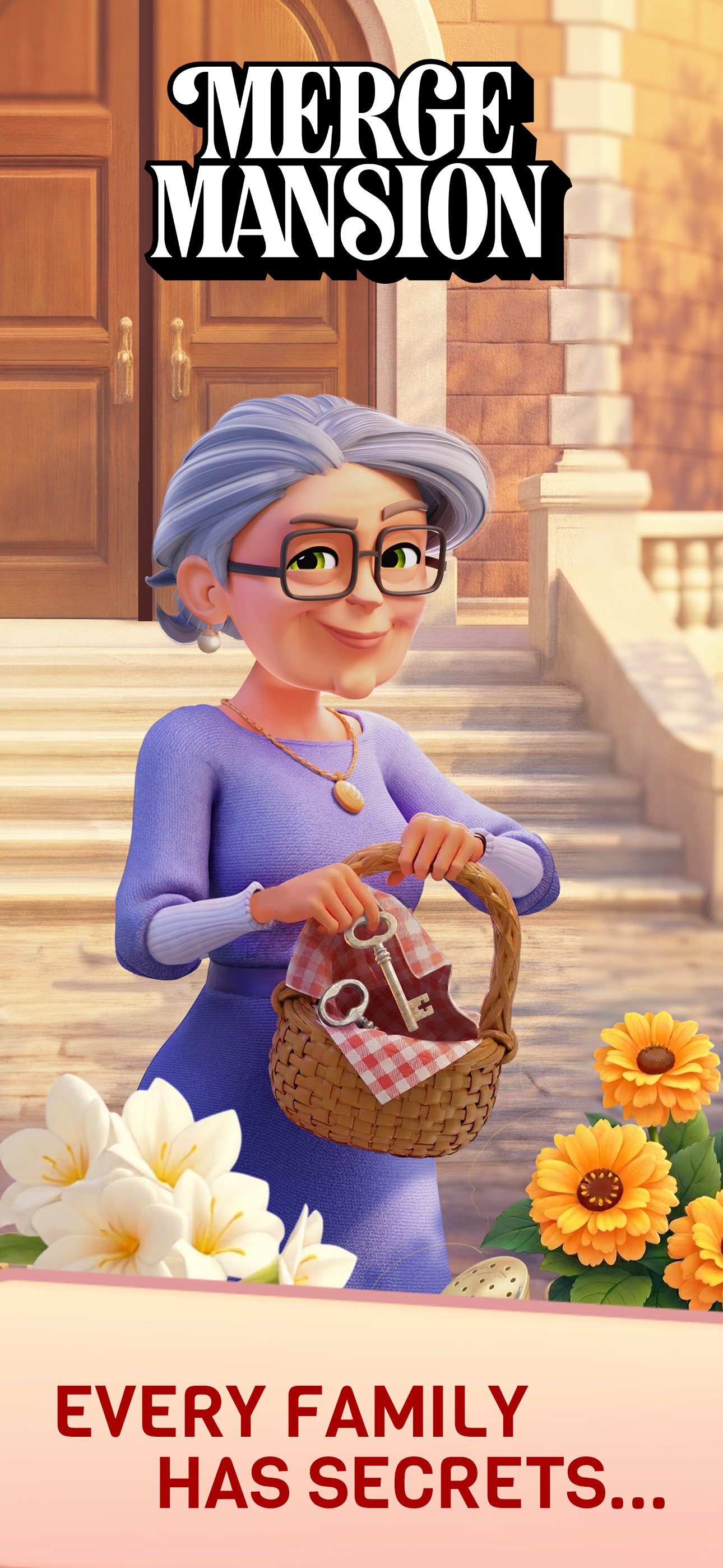 Merge Mansion: Puzzles & Story · 图01 · 官方商店宣传图 · 1290×2796