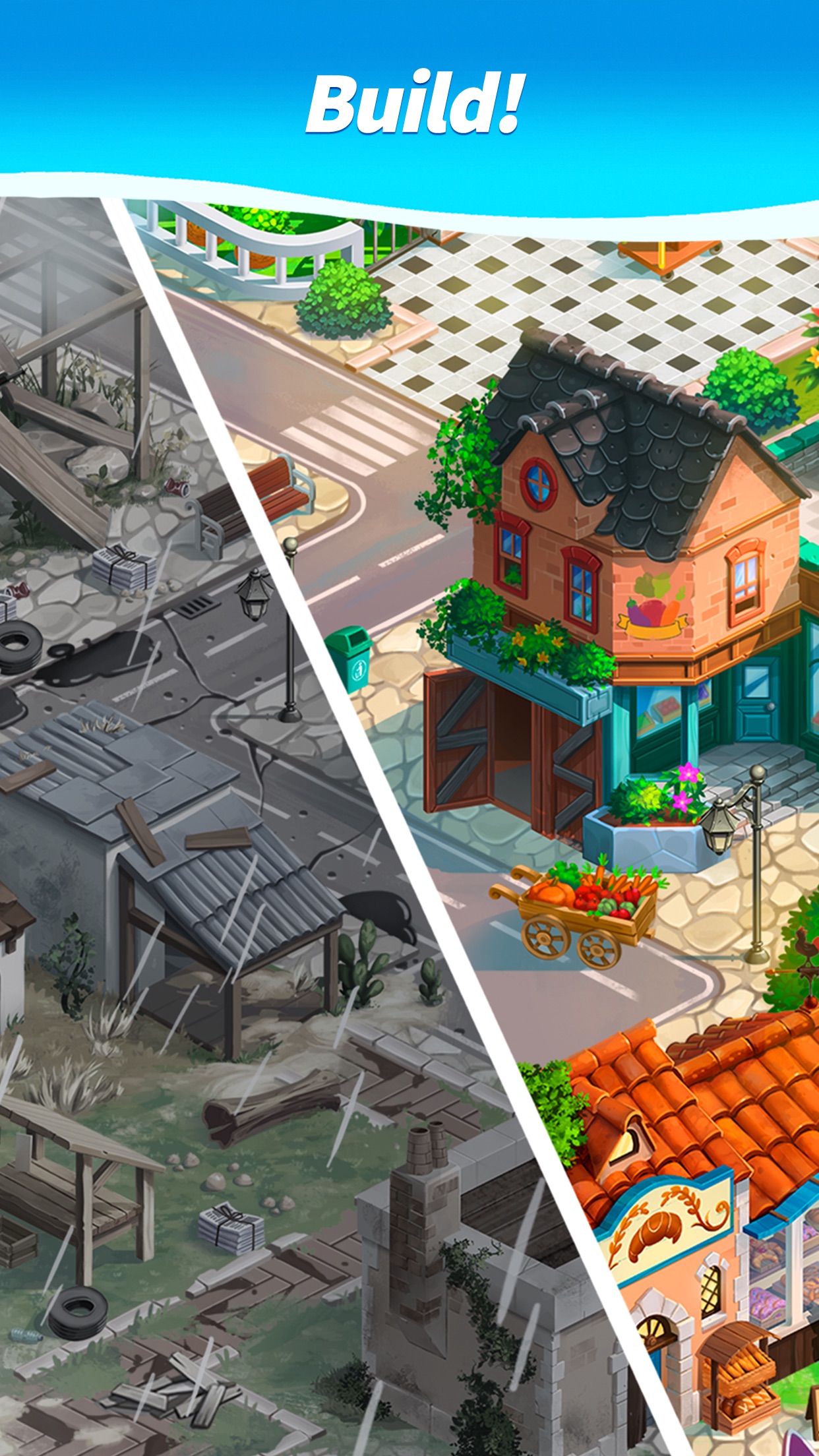Travel Town - Merge Adventure · 图03 · 官方商店宣传图 · 1242×2208