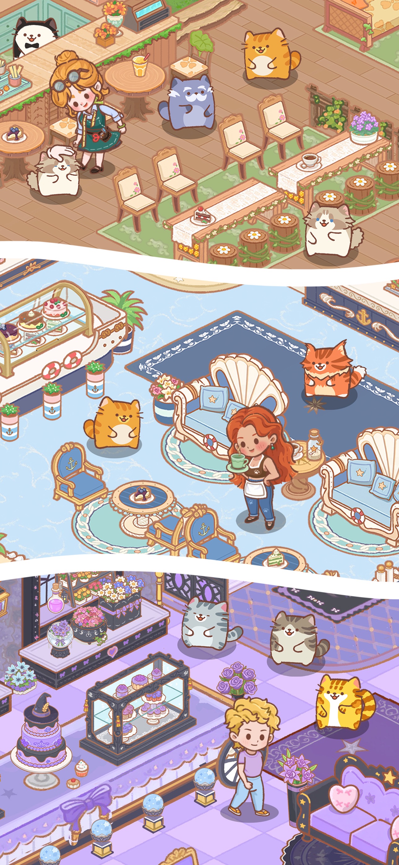 Cat Garden Merge · 图05 · 官方商店宣传图 · 1290×2796