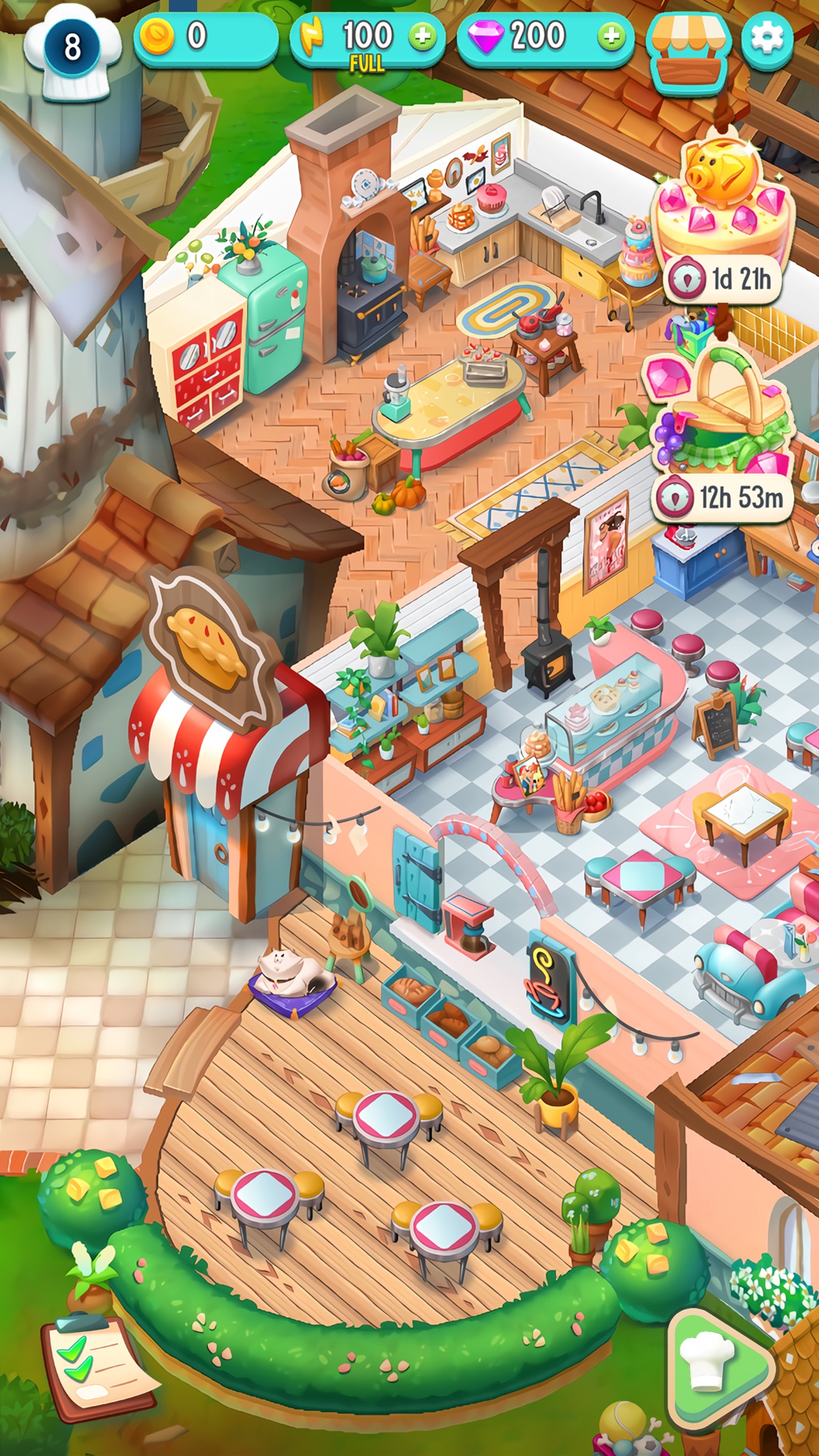 Love & Pies - Merge Mystery · 图08 · 官方商店宣传图 · 1242×2208