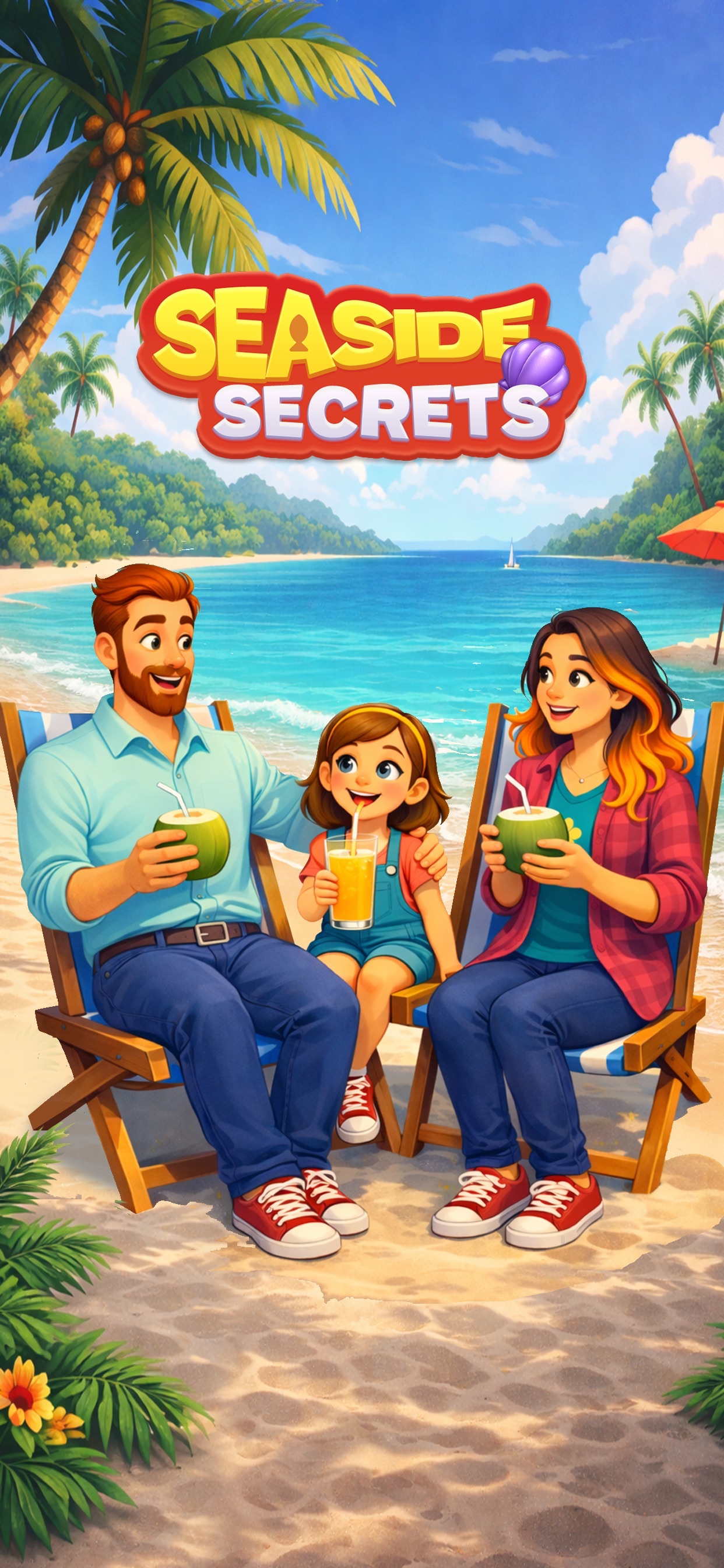 Seaside Secrets: Merge & Story · 图01 · 官方商店宣传图 · 1242×2688