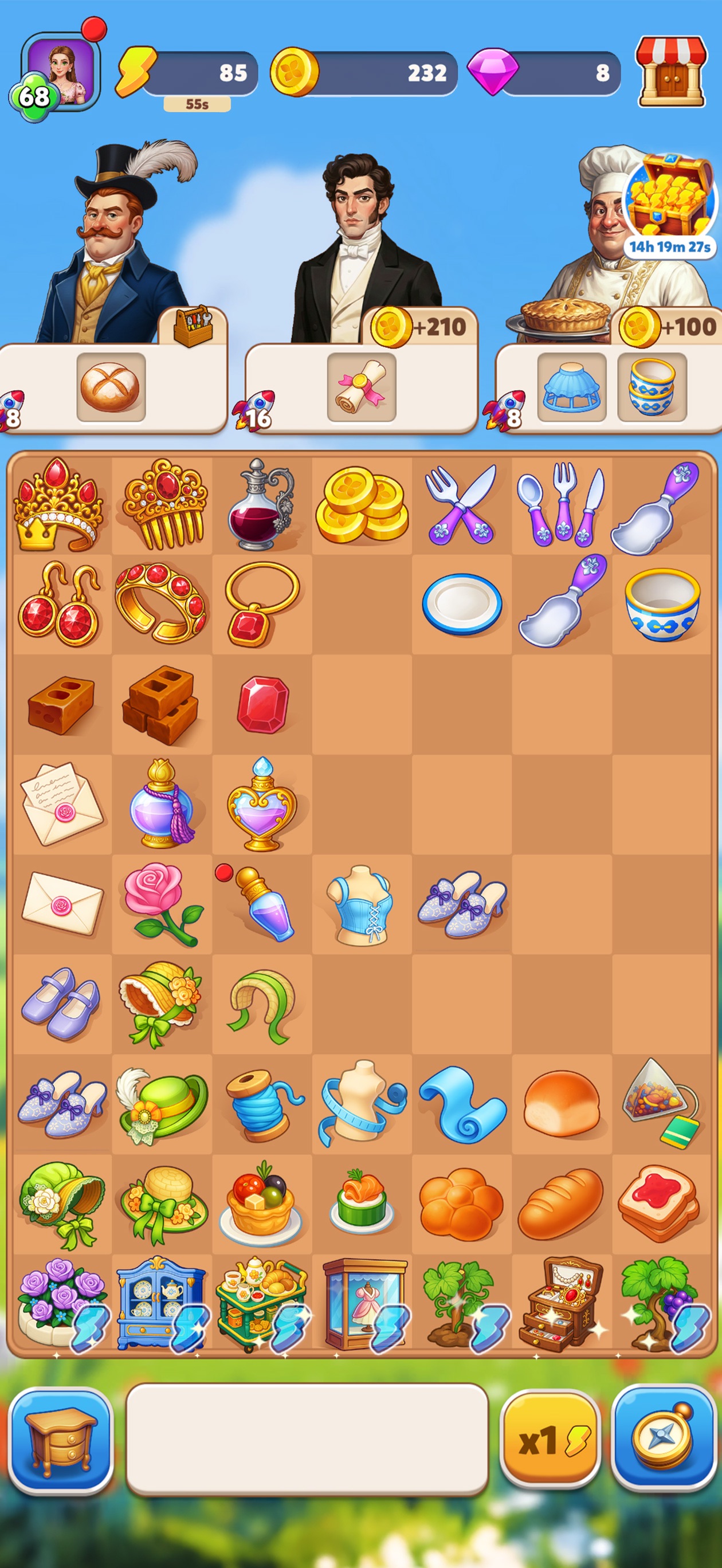 Queen’s Letter: Merge & Story · 图06 · 棋盘要素（含宣传包装） · 1260×2736