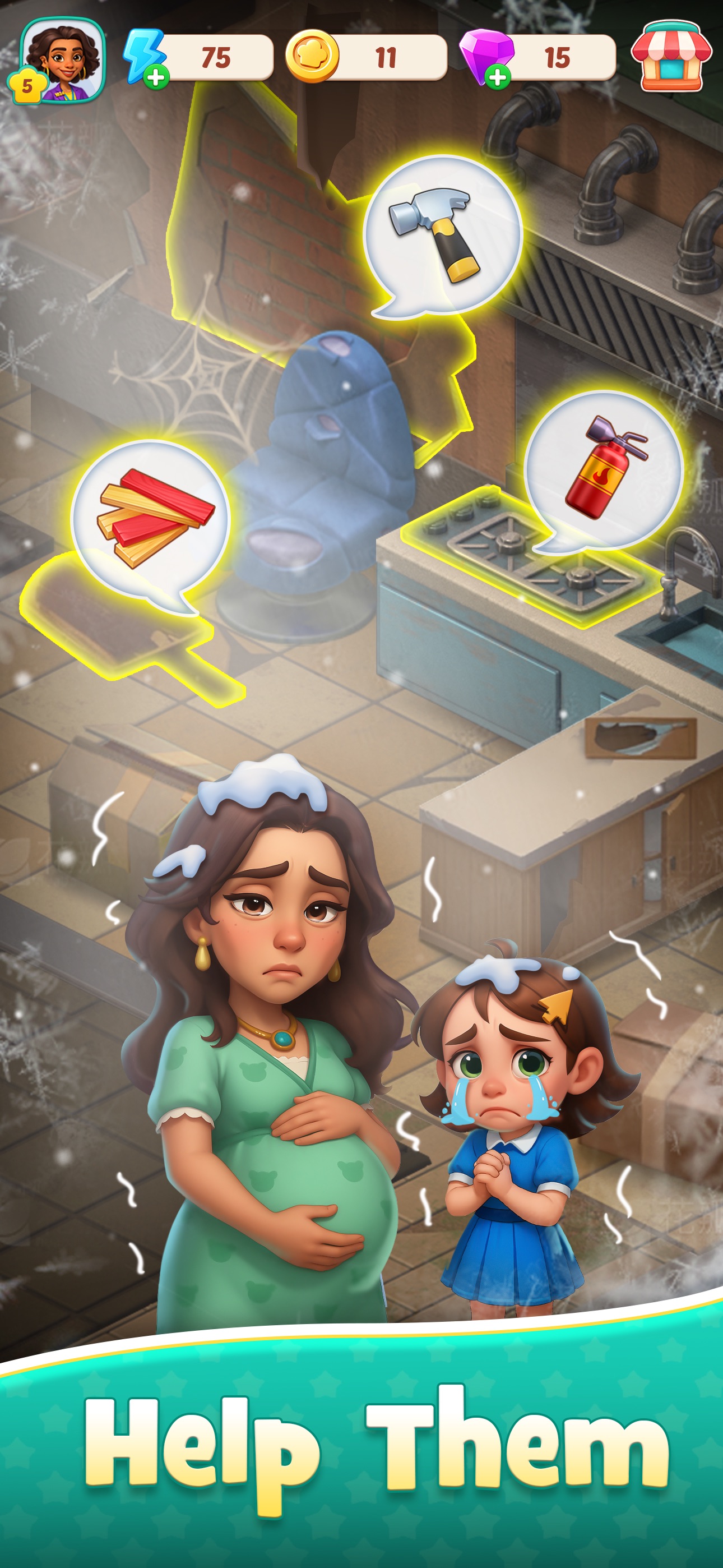 Foodstars: Merge & Cook · 图06 · 官方商店宣传图 · 1290×2796