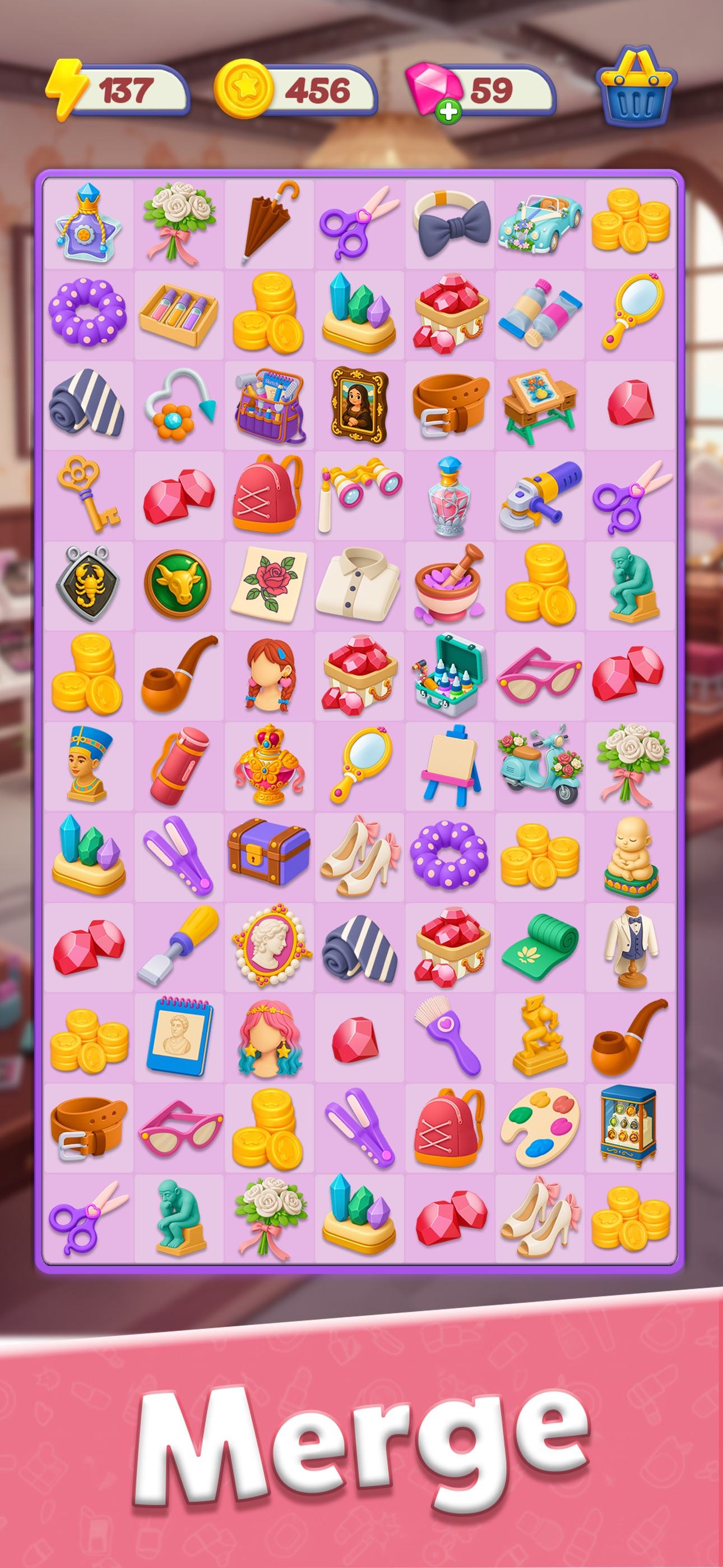 Glow Tales: Merge & Makeover · 图01 · 官方商店宣传图 · 1290×2796