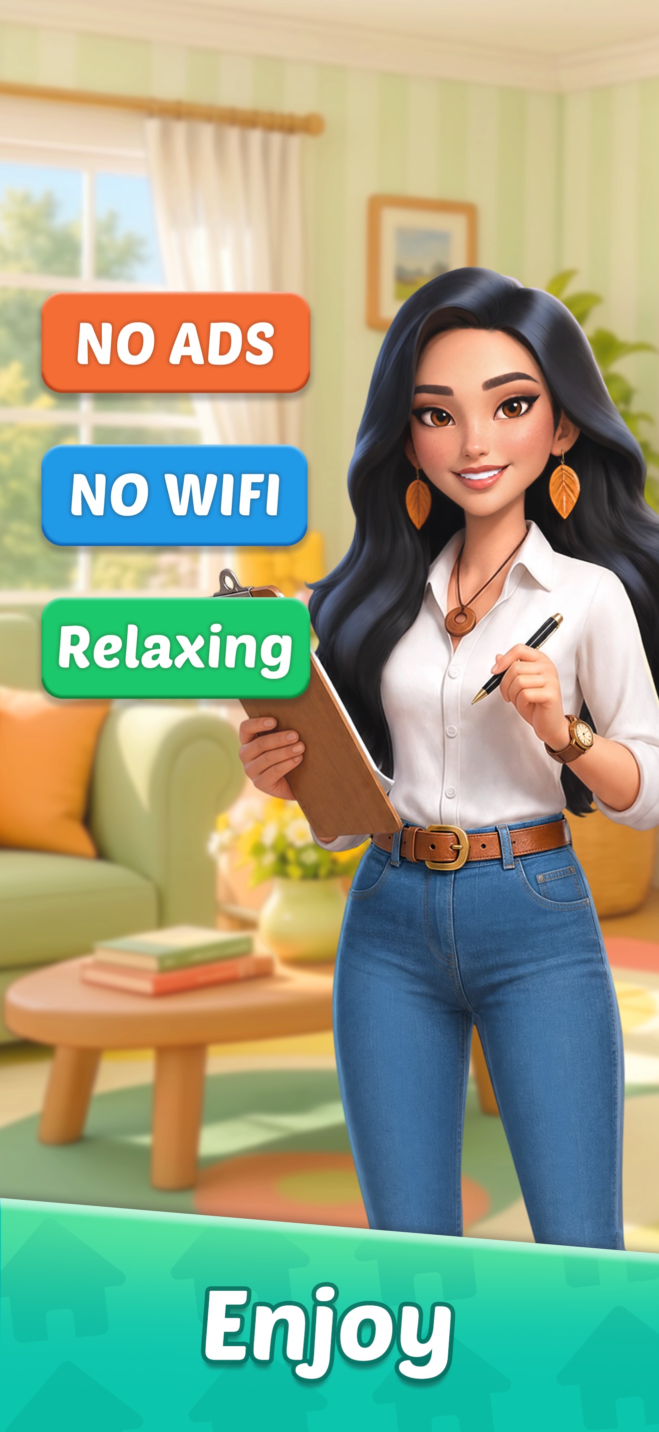 Family Tales: Merge & Design · 图04 · 官方商店宣传图 · 1320×2868