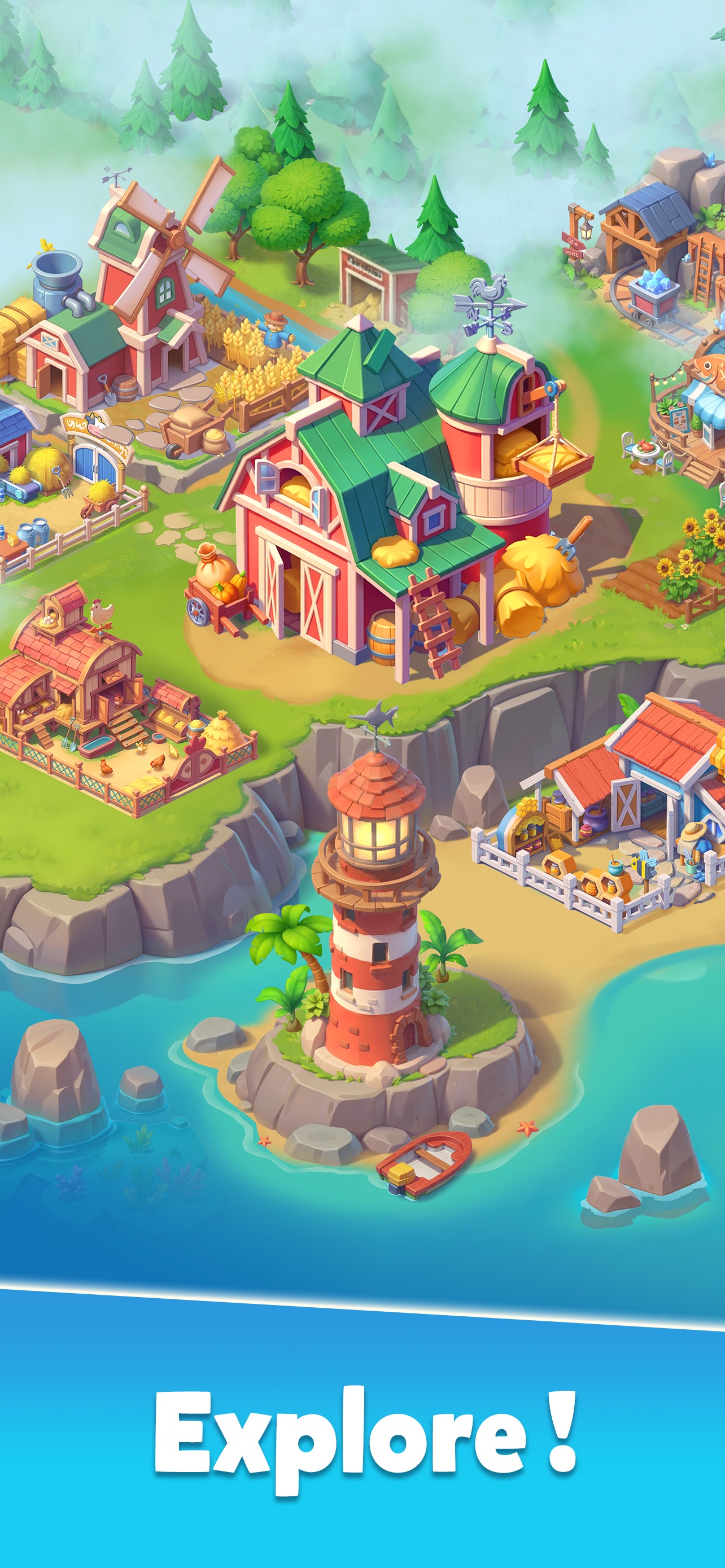 Family Farm Merge · 图02 · 官方商店宣传图 · 1284×2778