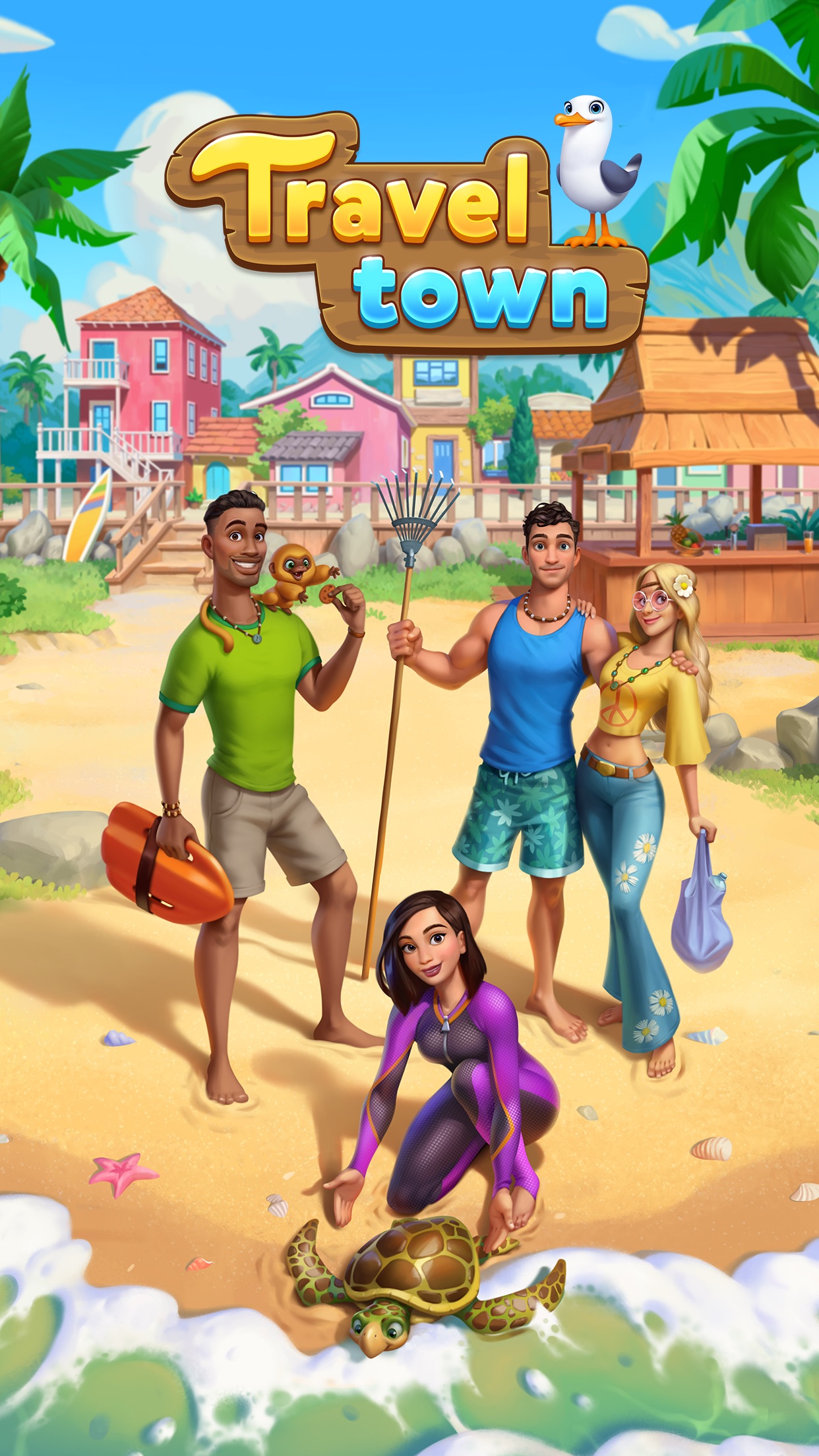 Travel Town - Merge Adventure · 图05 · 官方商店宣传图 · 1242×2208