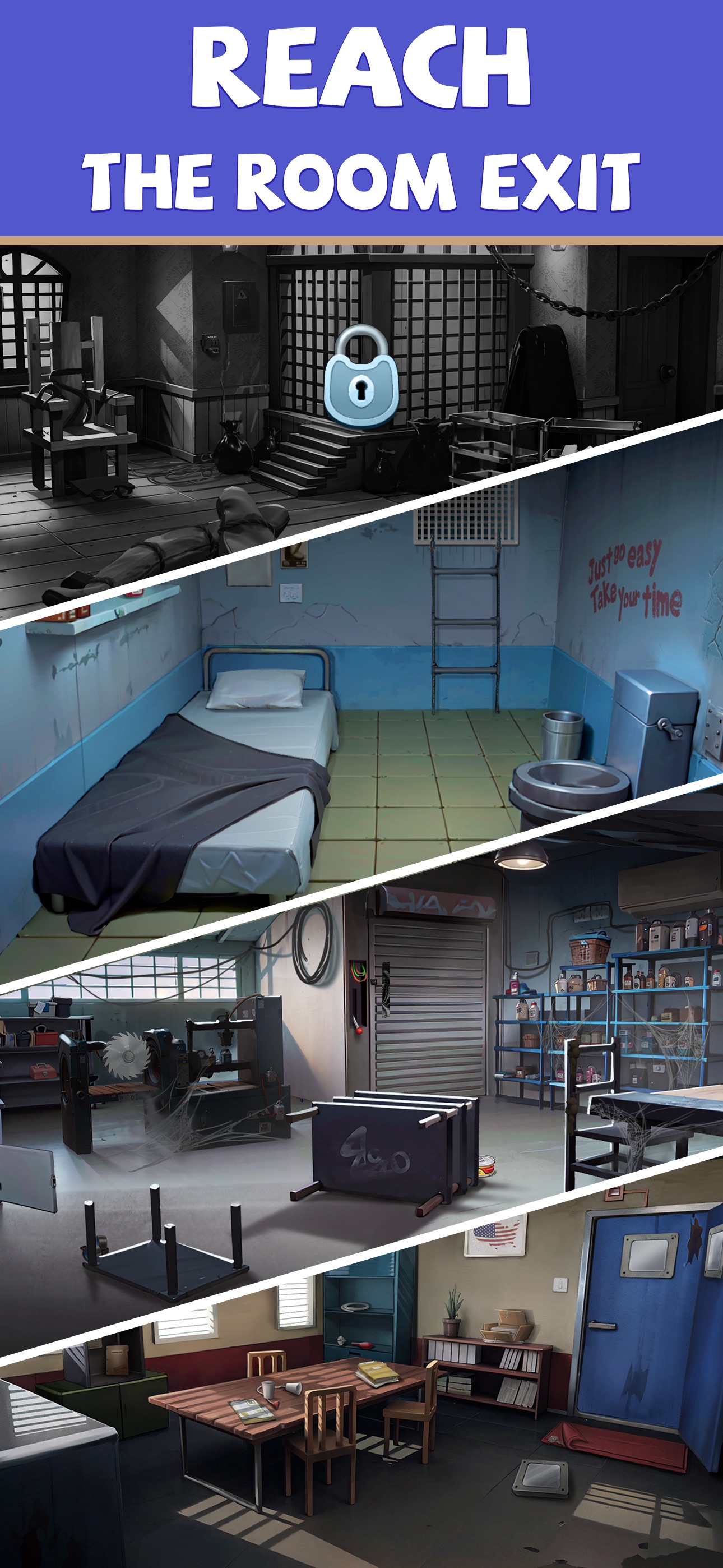 Merge Prison · 图06 · 成长/场景要素（含宣传包装） · 1290×2796