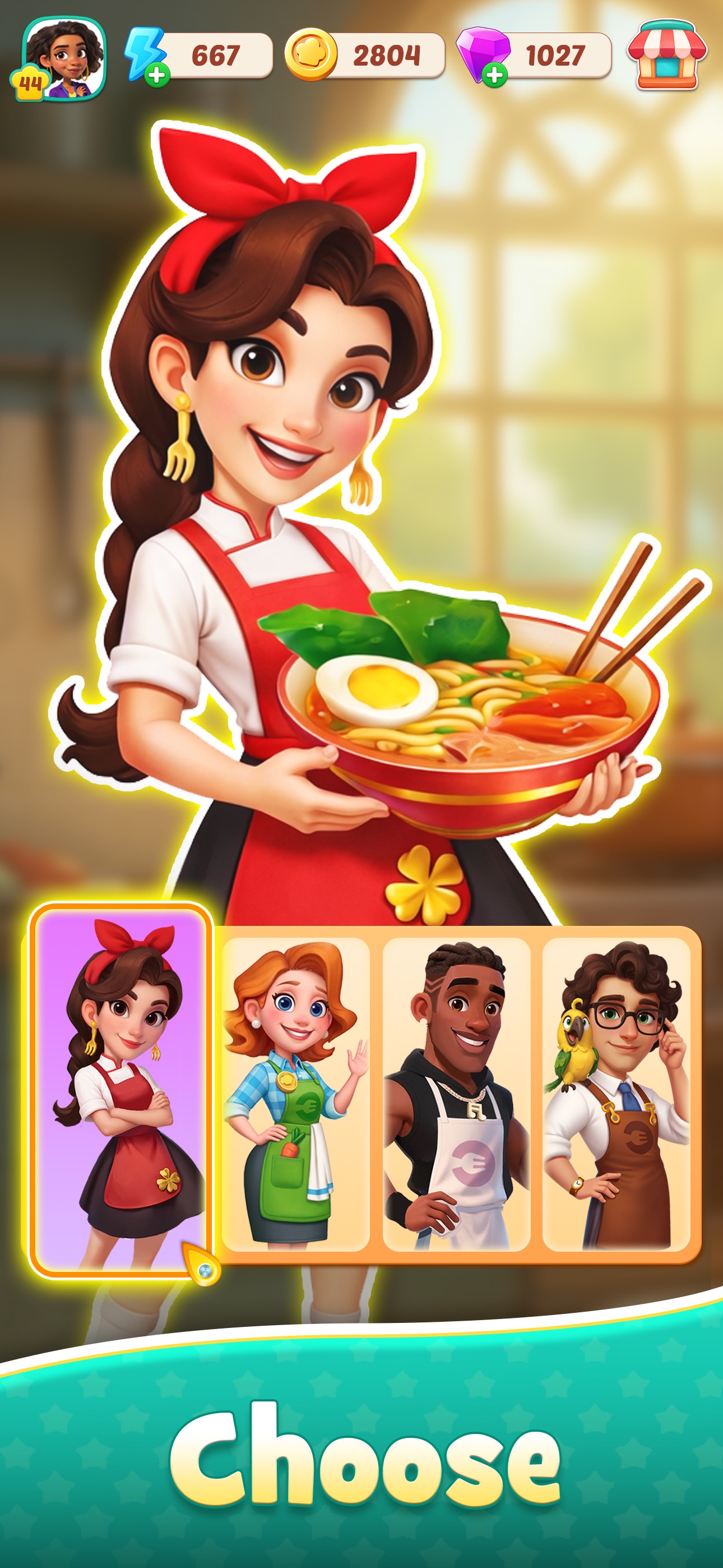 Foodstars: Merge & Cook · 图01 · 官方商店宣传图 · 1290×2796