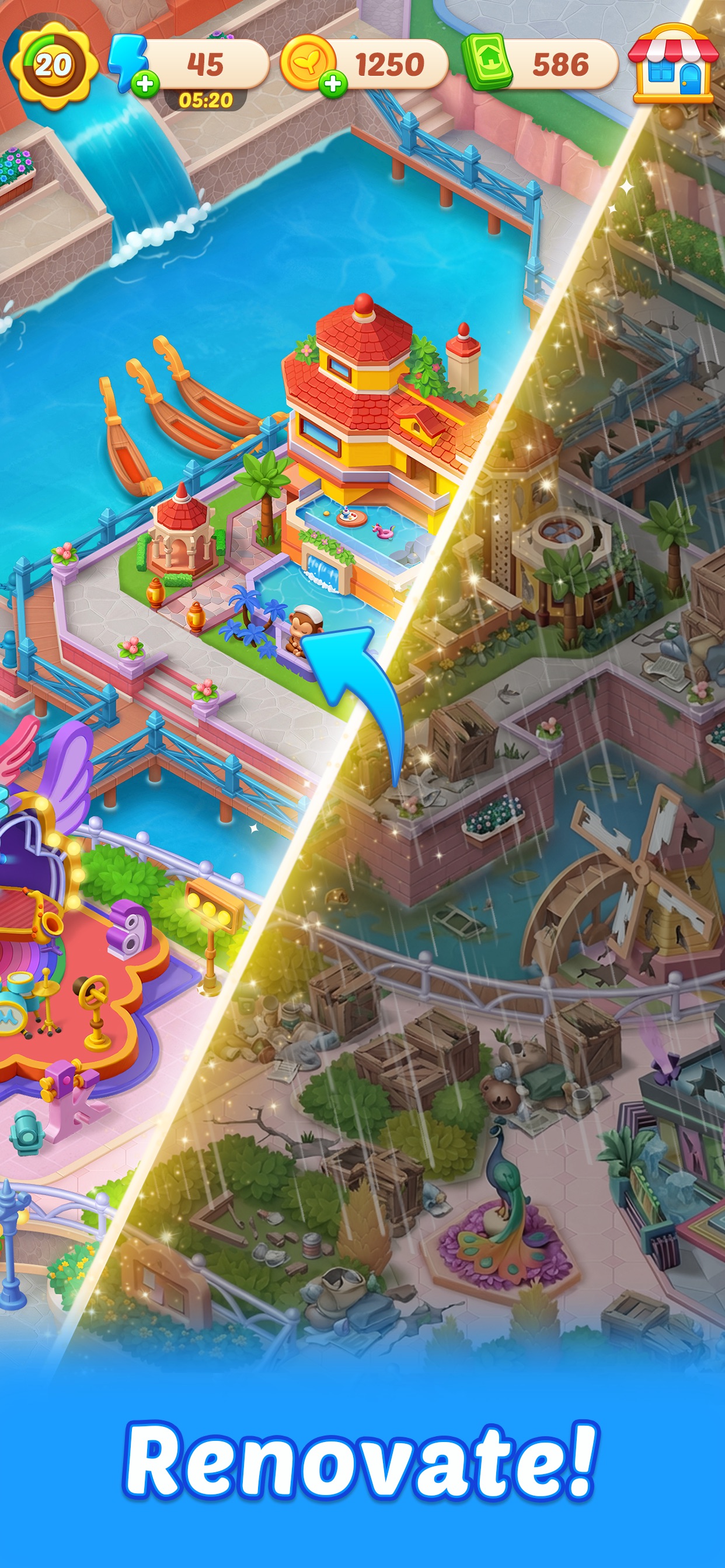 Merge Valley: Merge Game · 图05 · 成长/场景要素（含宣传包装） · 1242×2688