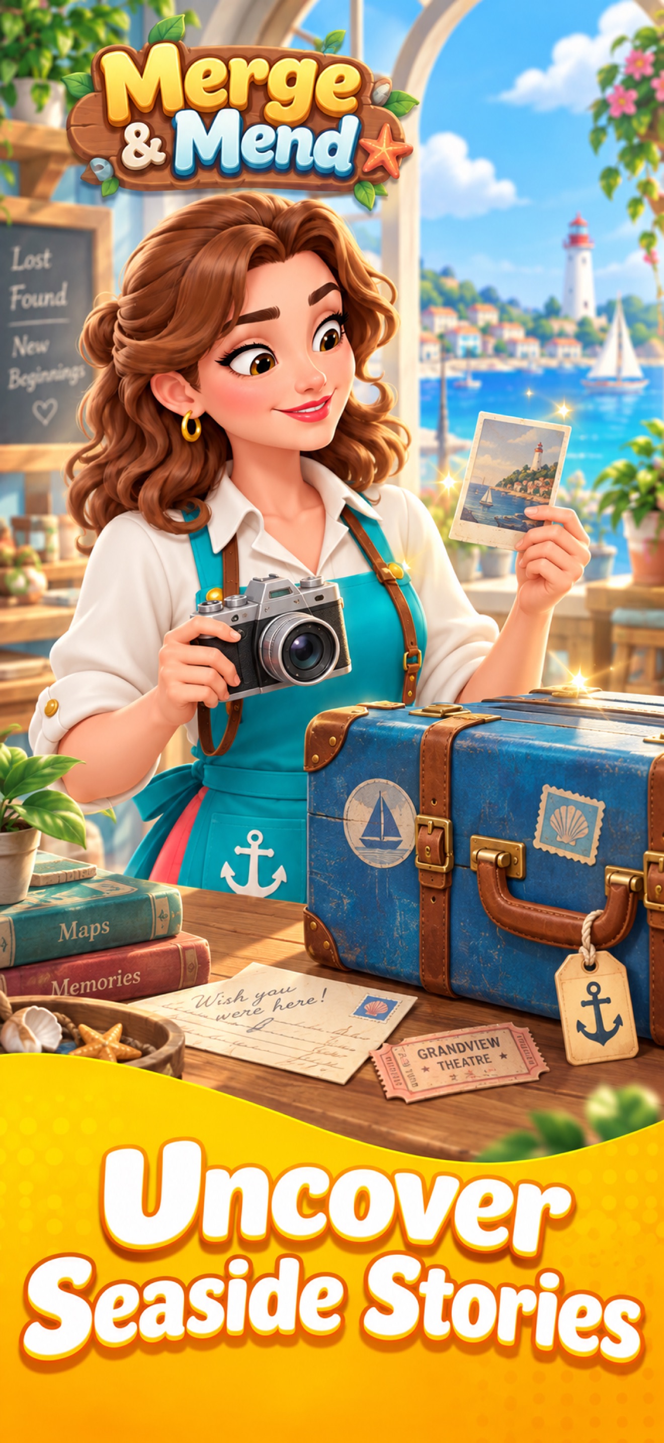Merge & Mend: Puzzle Adventure · 图01 · 官方商店宣传图 · 1320×2868